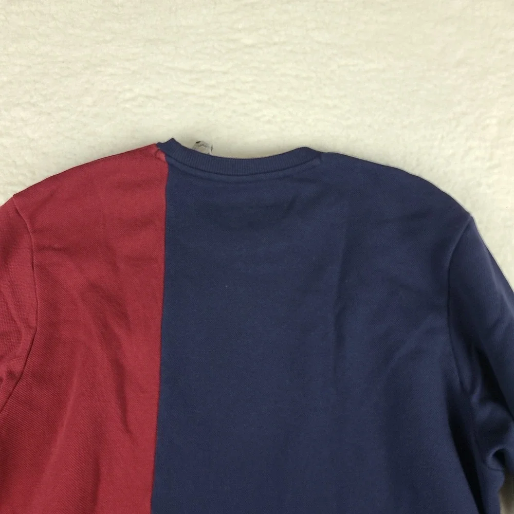 Under Armour Sweater Mens Large Blue Navy Red‎ Crewneck Sweatshirt